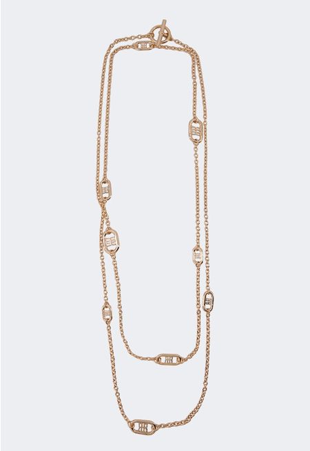 Long Monogram Necklace