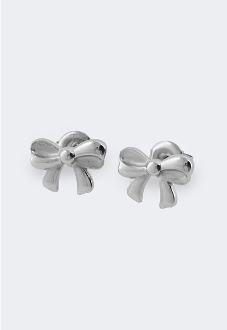 Metallic Bow Earrings