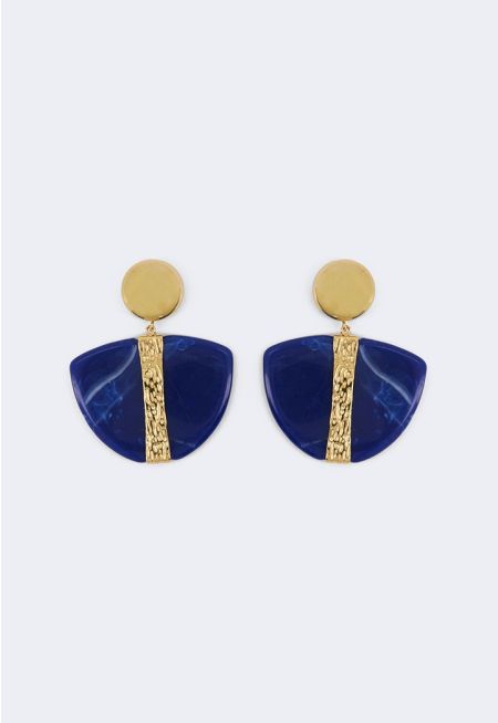 Metallic Details Earrings