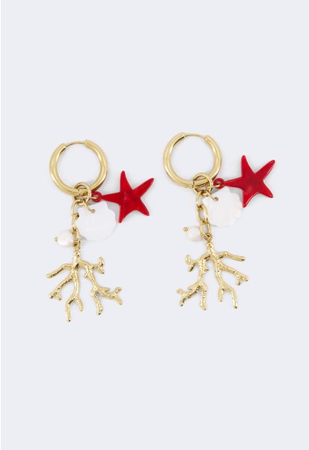 Metallic Charms Earrings