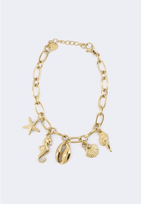 Iconic Metallic Charms Bracelet