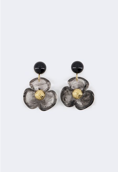Floral Resin Earrings