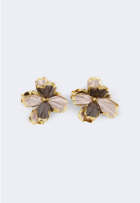 3D Floral Earrings