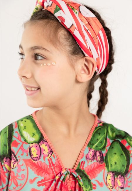 Printed Vibrant Head Scarf