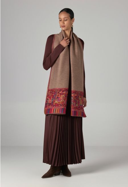 Colorful Patch Shawl