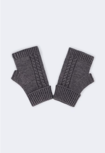 Cropped Knitted Gloves