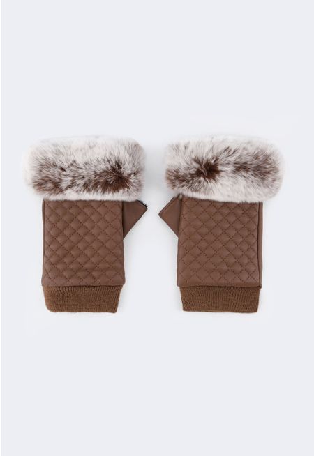 Genuine Leather Mittens