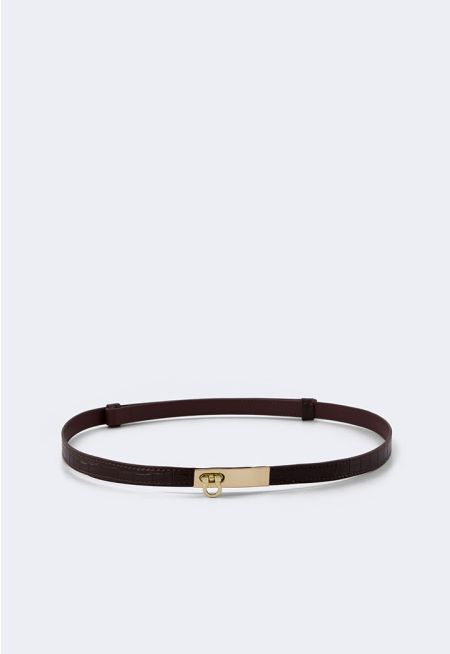 Textured Clasp Belt