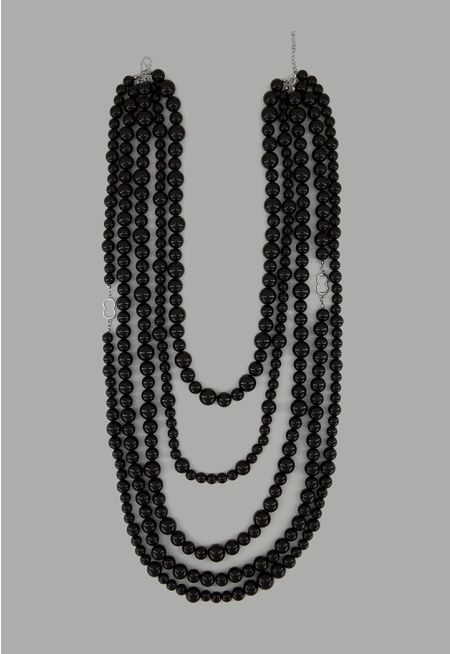 Iconic Faux Pearls Necklace