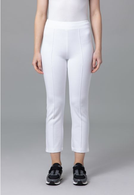 Solid Regular Fit Formal Trousers