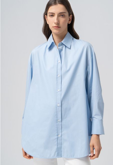 Single Tone Long Sleeves Shirt