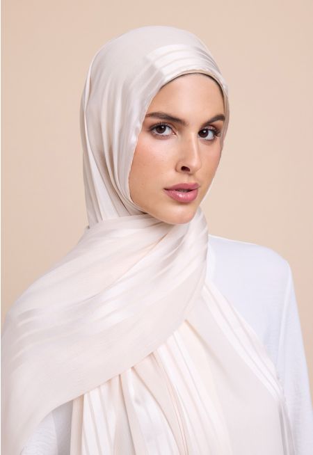 Striped Shash Hijab
