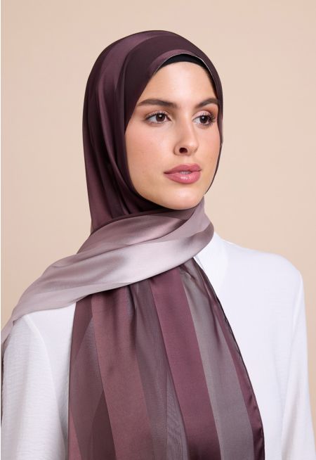 Striped Ombre Hijab
