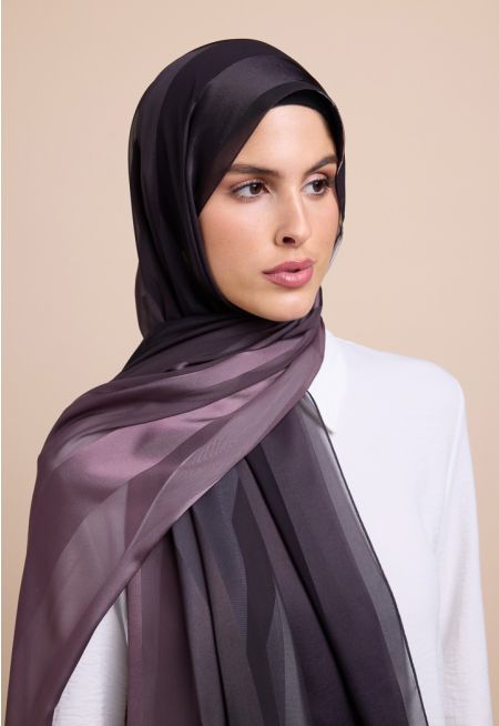 Striped Ombre Hijab