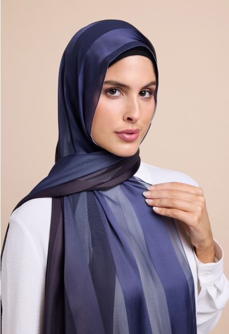 Striped Ombre Hijab