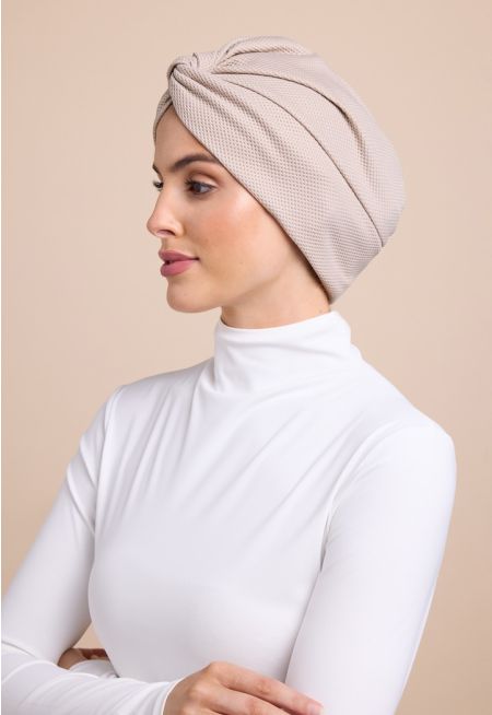 Textured Twist Turban