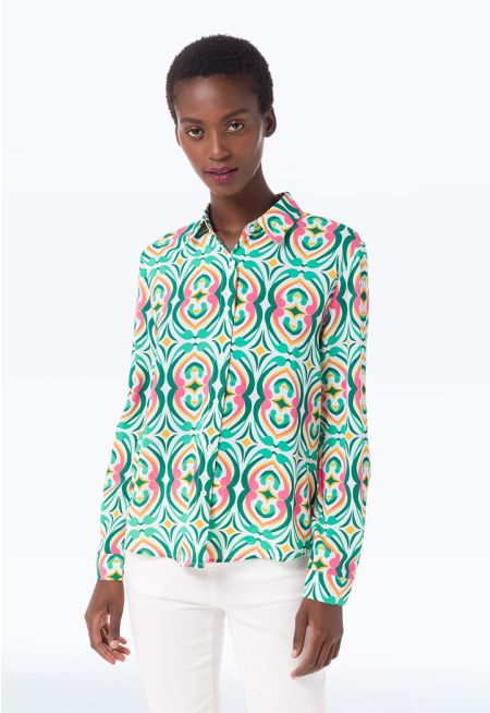 Printed Classic Shirt -Sale