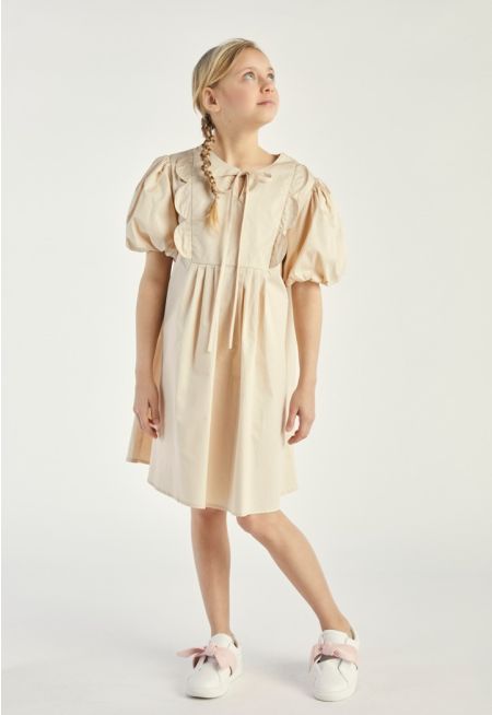 Pleated Bodice Dress