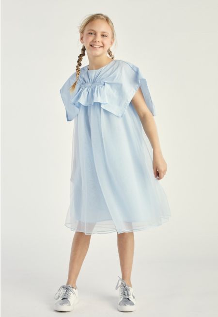 Gathered Bodice Dress