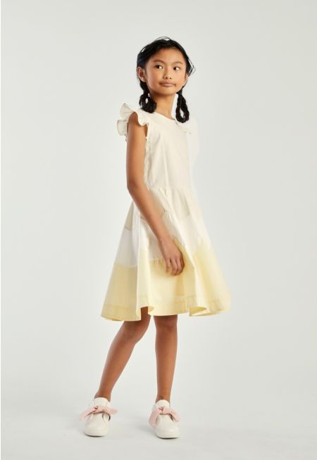 Colorful Skirt Sleeveless Dress