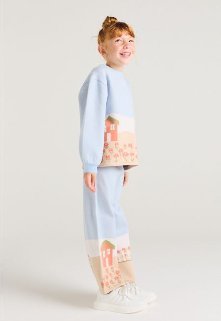 Multicolor Knitted Trouser