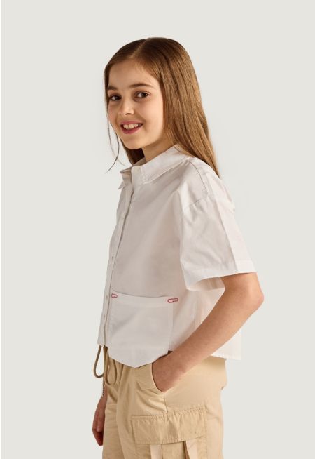 Embroidery Detailed Shirt