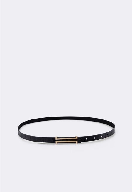 Textured Slim Belt 