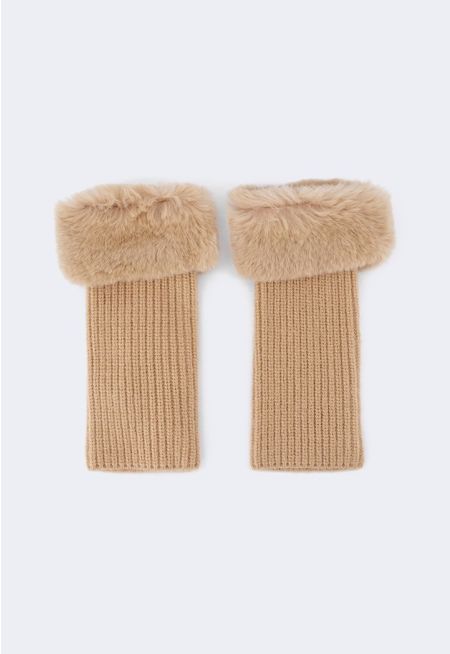 Rabbit Hair Knitted Gloves