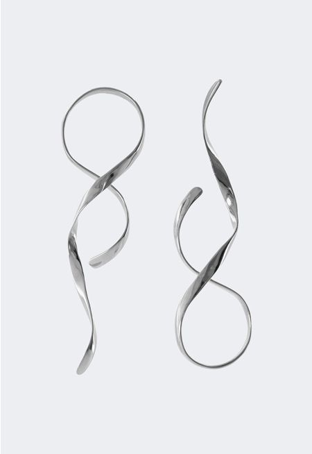 Metallic Abstract Earrings