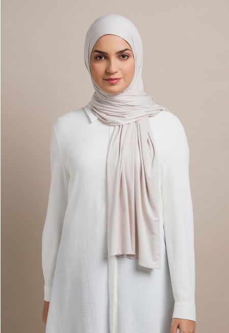Solid Double Stretch Hijab