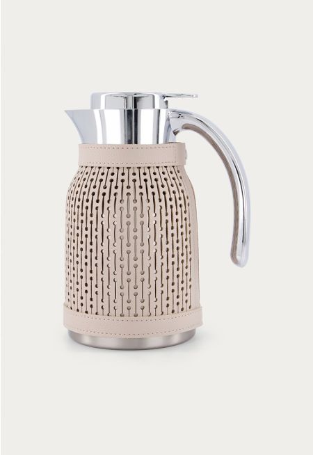 Vacuum Flask With Leather Cover 1L
