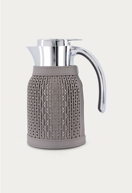 Vacuum Flask With Leather Cover 1L