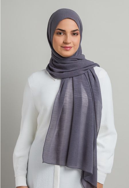 Textured Chiffon Hijab