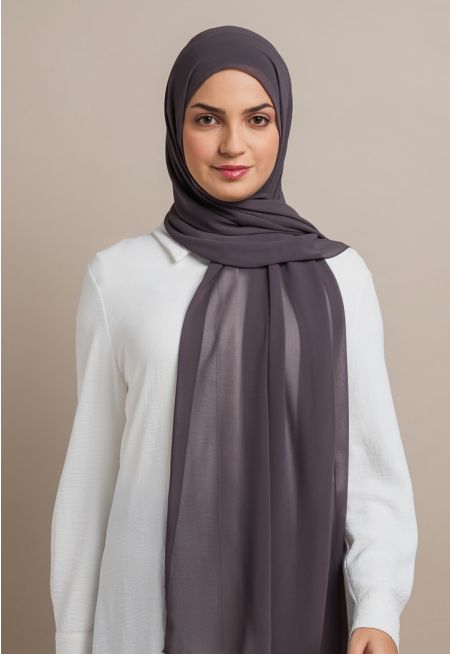 Solid Chiffon Hijab