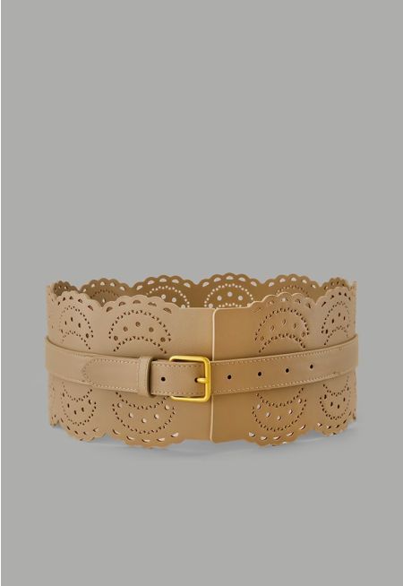 Lace PU Leather Belt