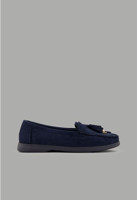 Tassel Suede Loafers