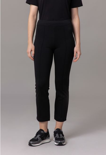 Solid Regular Fit Formal Trousers