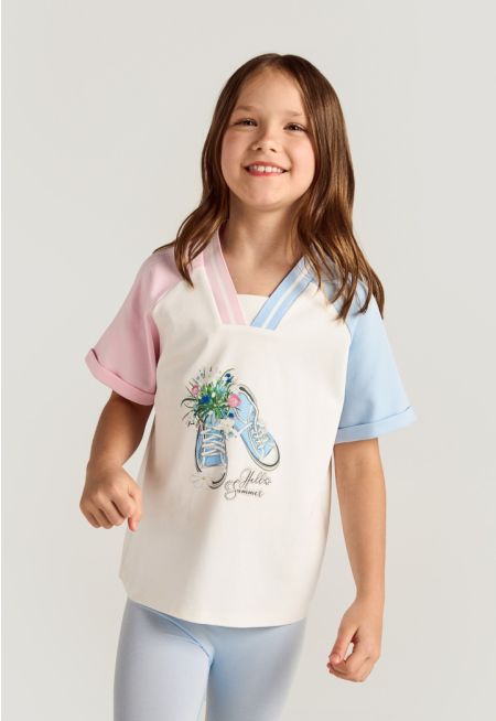 Multicolor Printed Top