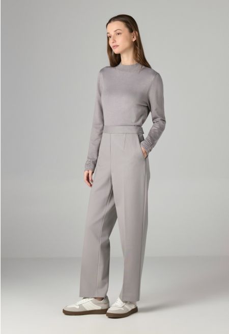 Basic Straight Cut Trousers
