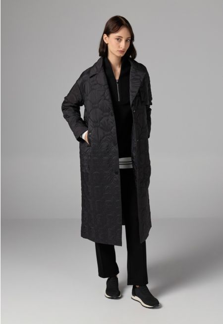  Embroidered Quilted Monogram Jacket