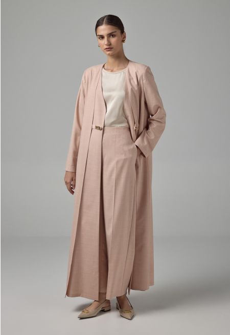 Basic Straight Wide Leg Trousers