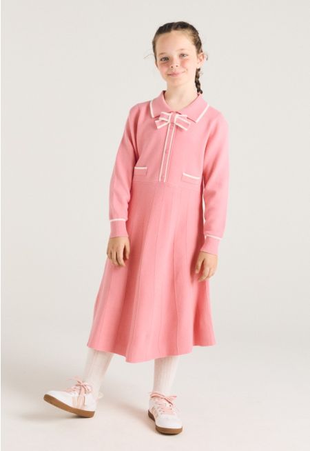 Vibrant Knitted Dress