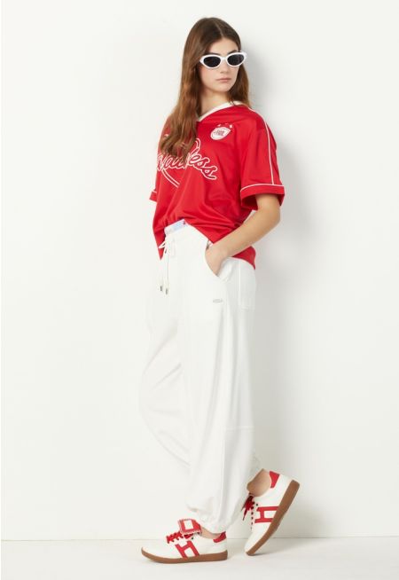 Solid Double Waisted Sweatpants