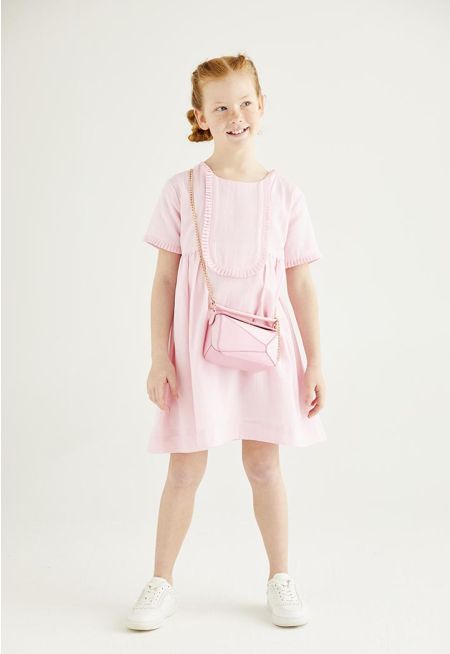 Pleated Details Dress