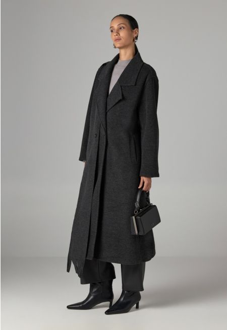 Plain Wool Coat Combo (2PCS)