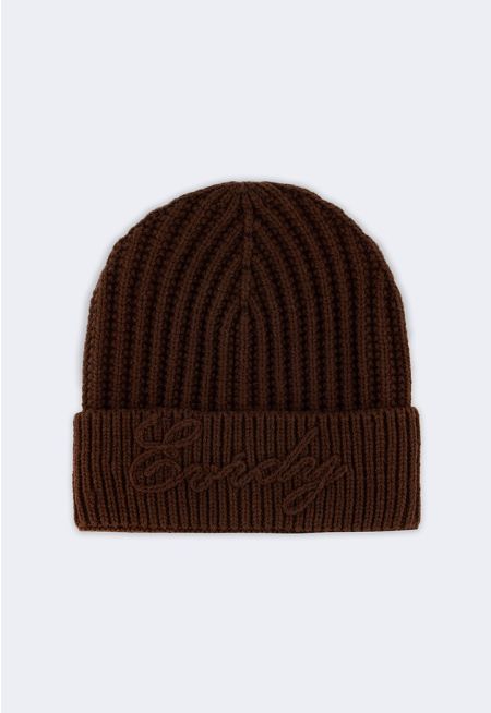 Ribbed Solid Beanie