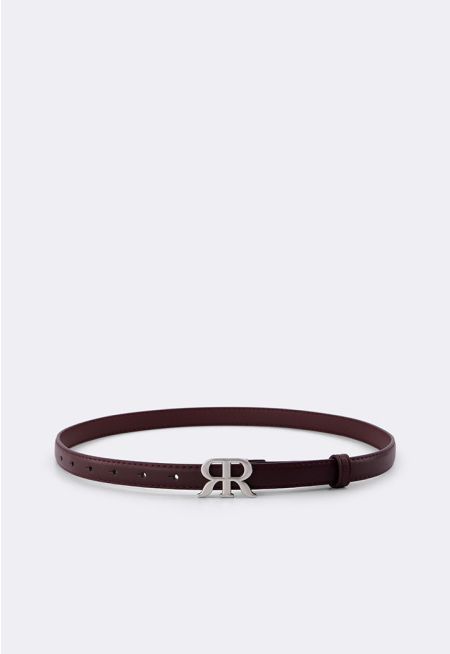 Slim Monogram Belt
