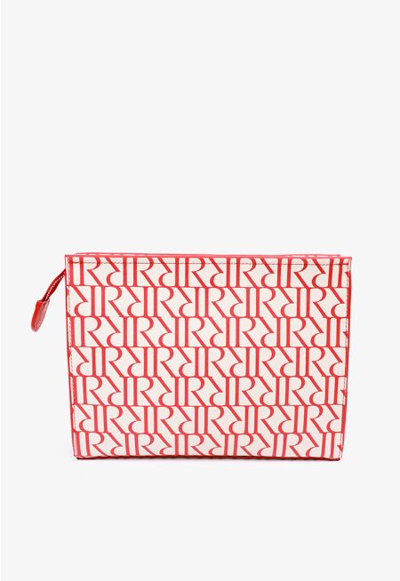 Sleek Monogram Pouch