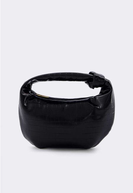 Allegator Textured Handbag