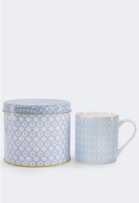 Bone China Tin Box With Mug  
